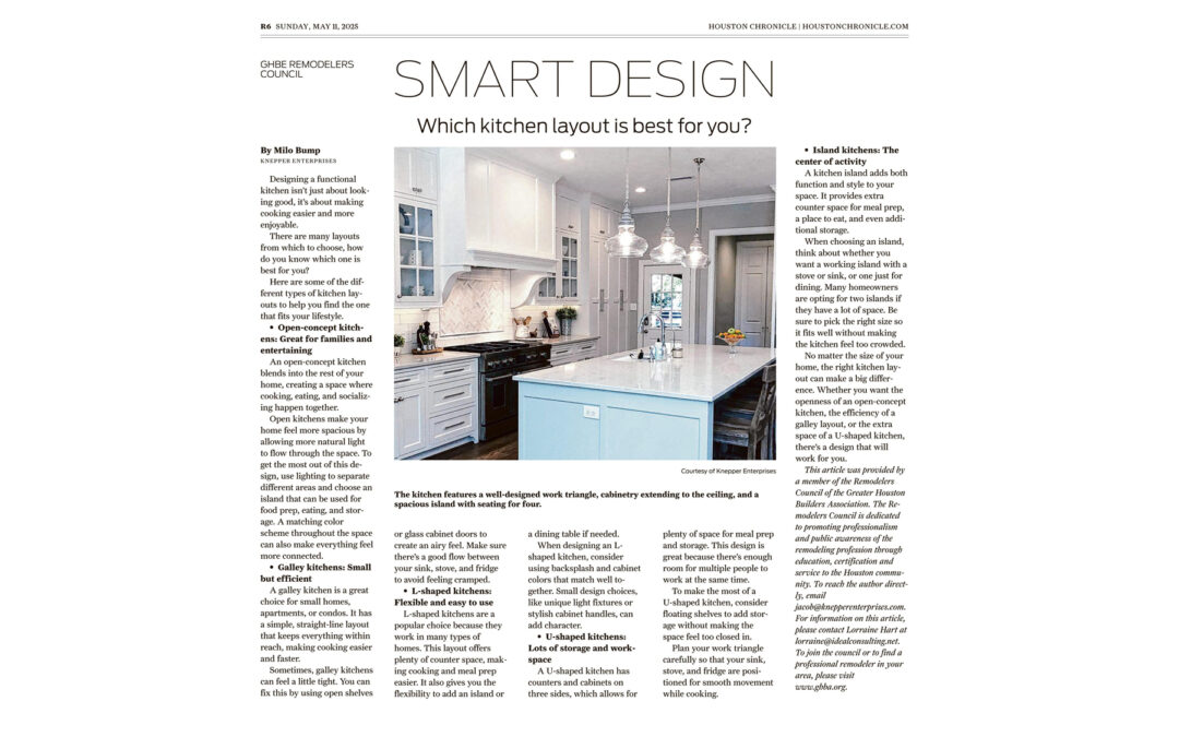 Which Kitchen Layout is Best for You?